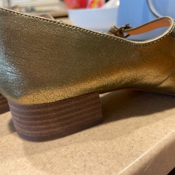 Madewell Metallic Mary Janes - Picture 8 of 8